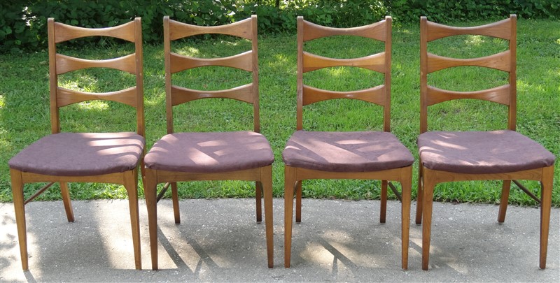 4 Mid Century Lane Rhythm Dining Room Chairs Ebay