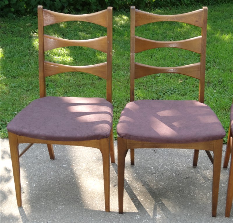 4 Mid Century Lane Rhythm Dining Room Chairs Ebay