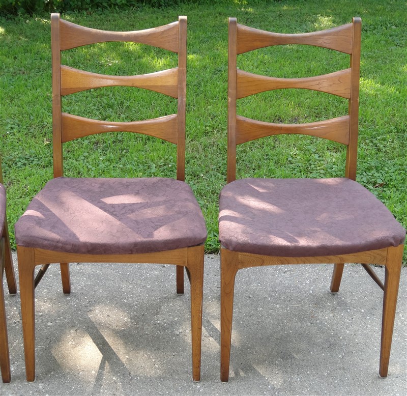 4 Mid Century Lane Rhythm Dining Room Chairs Ebay